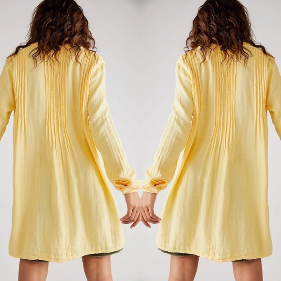 NEW Free People x CP Shades Yoko Tunic Peach Sunrise - Picture 2 of 16